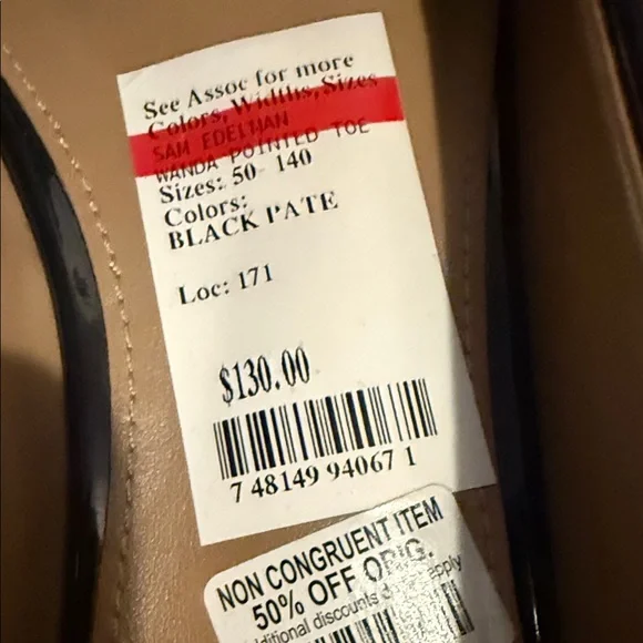 Sam Edelman Black Patent Leather Loafers - Picture 5 of 5